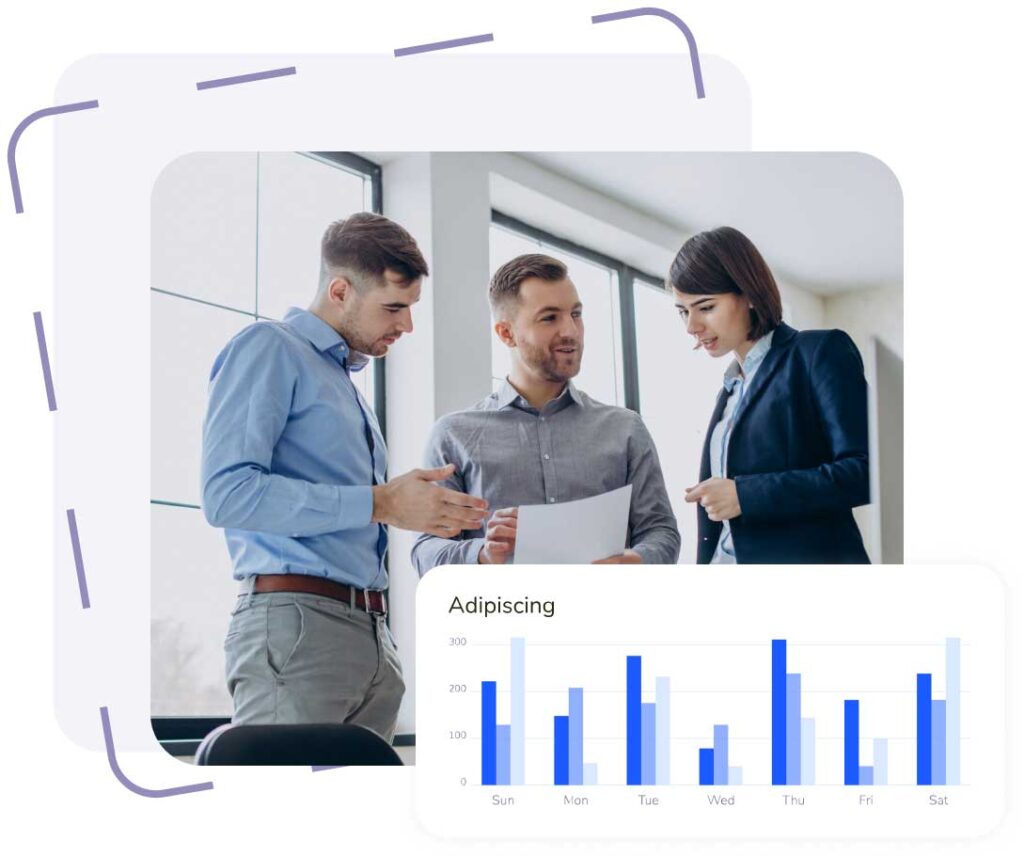 Business team analyzing marketing data and growth charts – Best Digital Marketing Agency